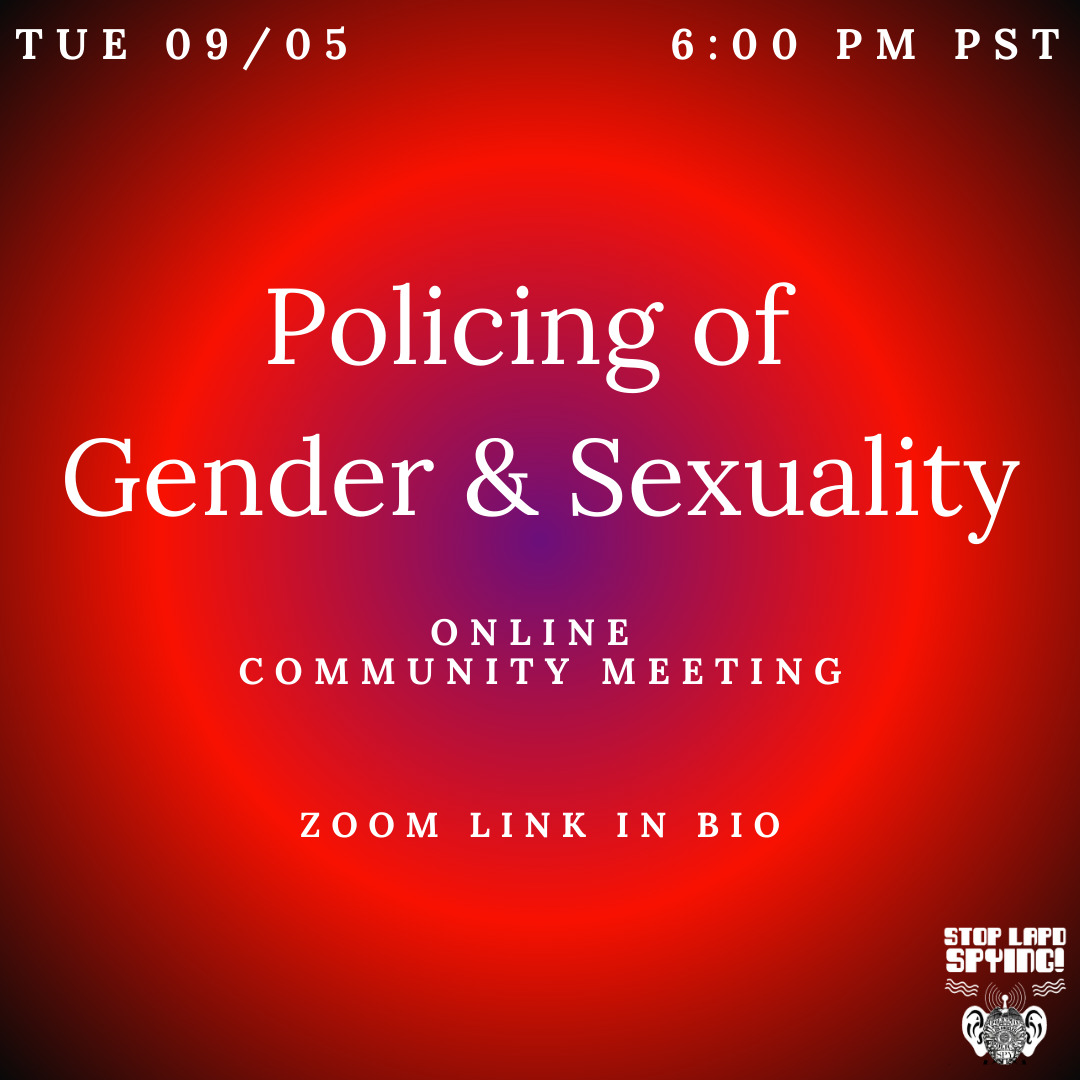 Policing of Gender and Sexuality