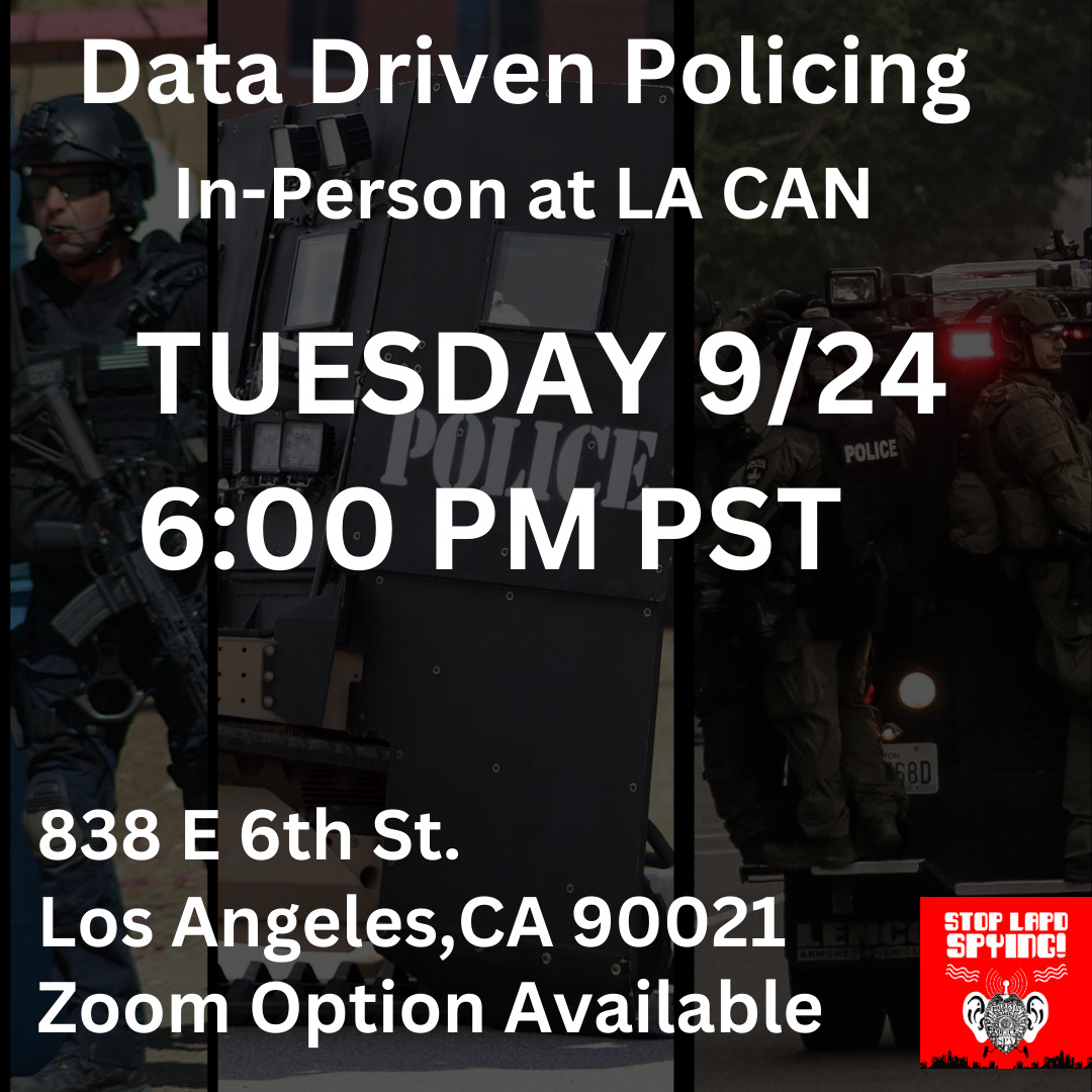 Data Driven Policing
