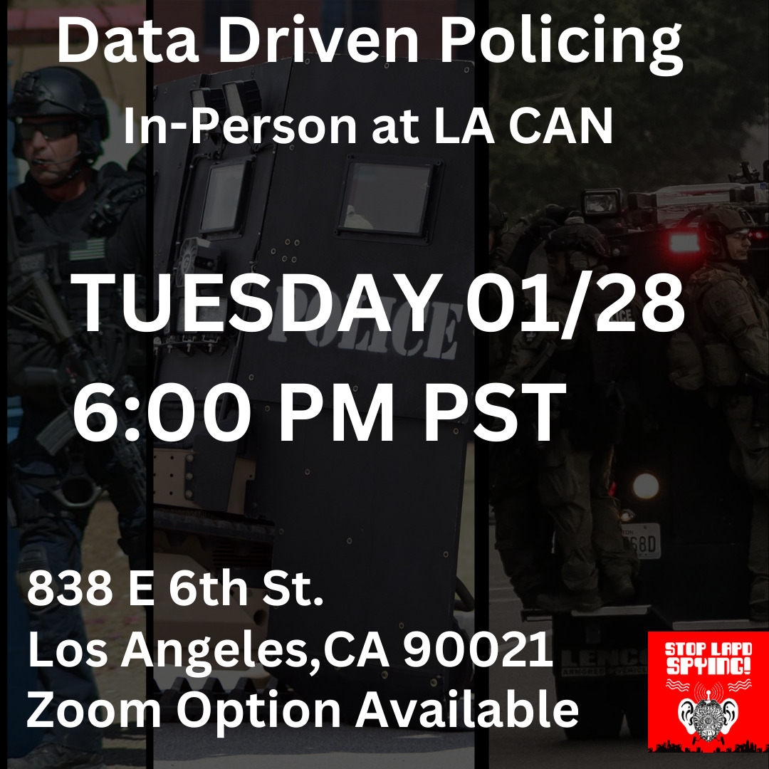 Data Driven Policing